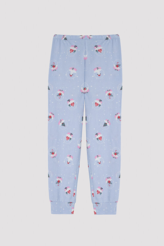 Kız Çocuk Shake Termal Pijama Takımı - 3