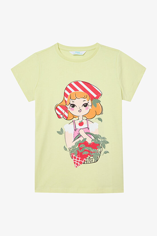 Kız Çocuk Tomato Sauce Çok Renkli Pamuklu 2li Pijama Takımı - 6