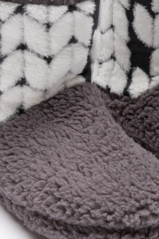 Navy Braided Booties - 5