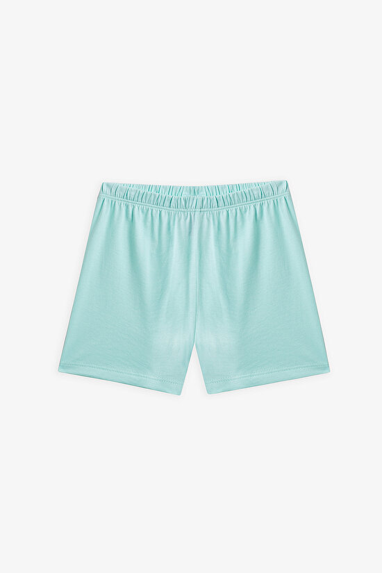 Mint Yeşili Kız Çocuk in The Garden 2'li Pijama Takımı - 4