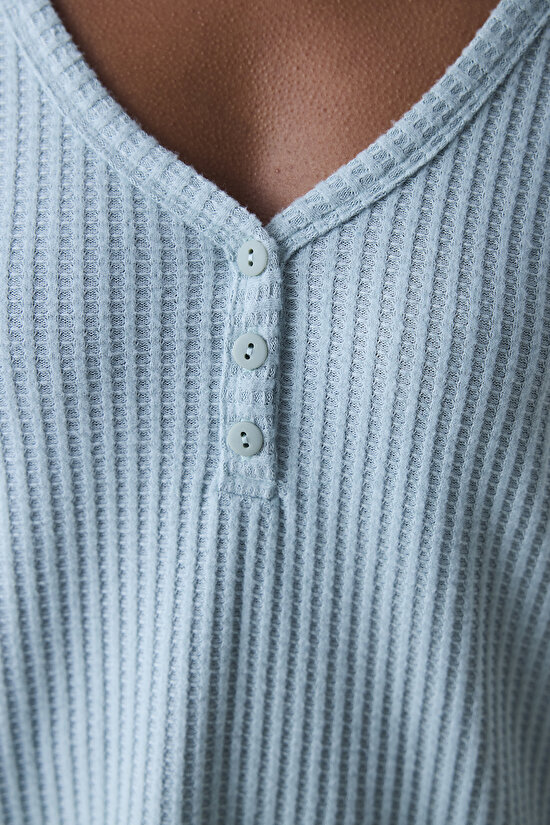Soft Açık Yeşil Pantolon Pijama Takımı Soft Açık Yeşil Pantolon Pijama Takımı - 6