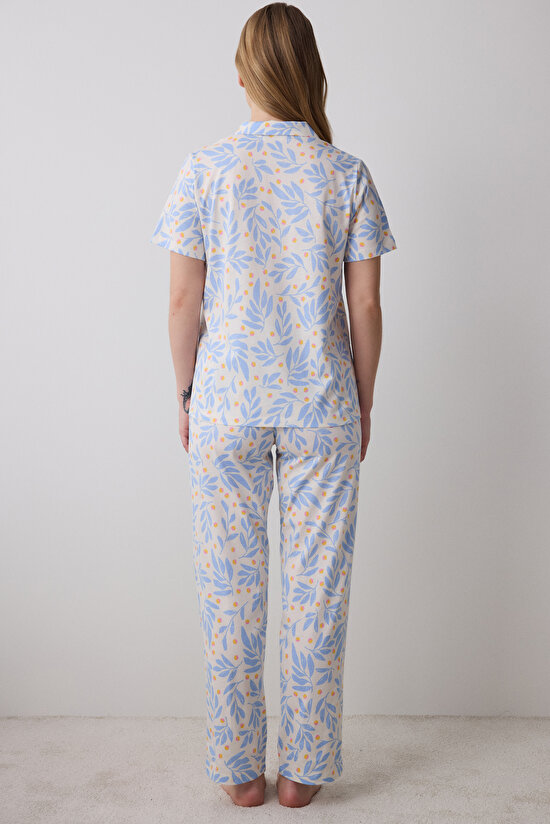 Ella Shirt Shorts Pj Set Ella Shirt Shorts Pj Set - 4