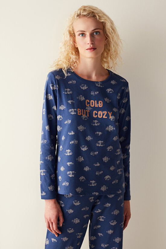 Cozy Long Sleeve Pyjamas Set - 2