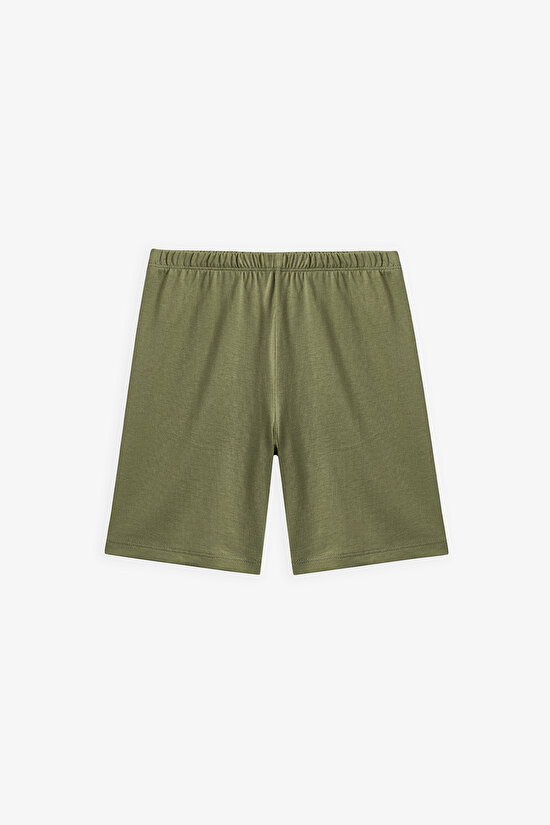 Haki Erkek Çocuk Dino in The Field 2'li Pijama Takımı - 6