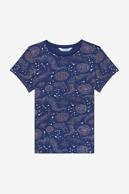 Kız Çocuk Bubble Pamuklu 2li Çok Renkli Pijama Takımı - 6