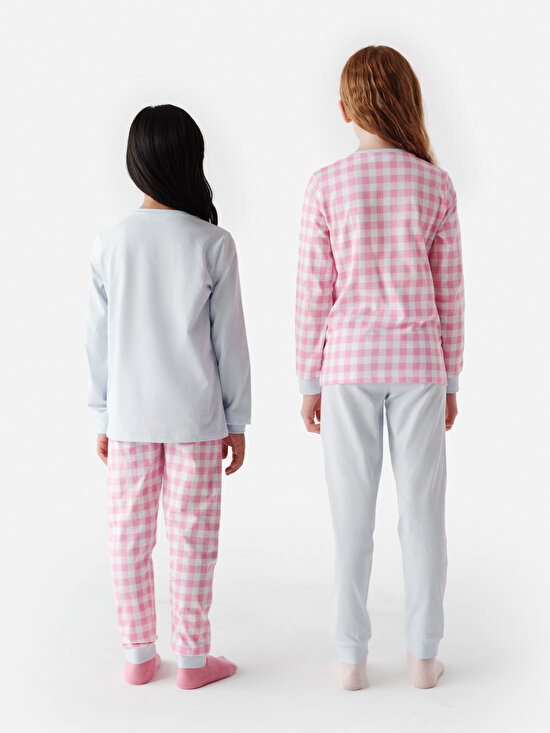 Kız Çocuğu Anime Daisy Desenli 2 li Pijama Takımı - 4