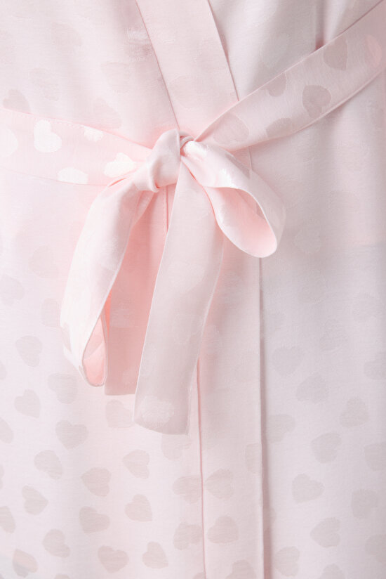 Pink Heart Saten Sabahlık - Penti Loves Paris Koleksiyonu - 4