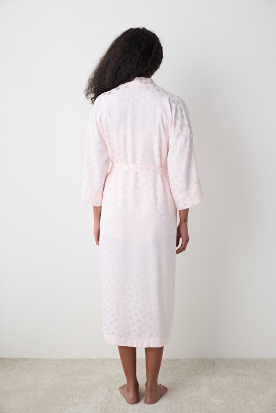 Pink Heart Saten Sabahlık - Penti Loves Paris Koleksiyonu - 5