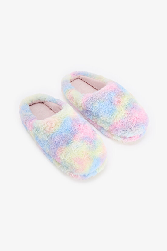 Pembe Rainbow Terlik - 2
