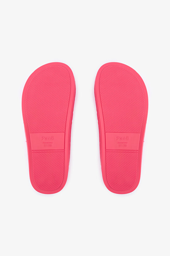 Mara Striped Kırık Beyaz Terlik - 4