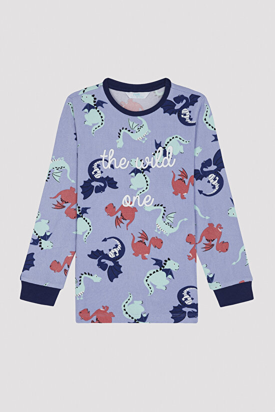 Erkek Çocuk Dragon Termal Pijama Takımı - 2