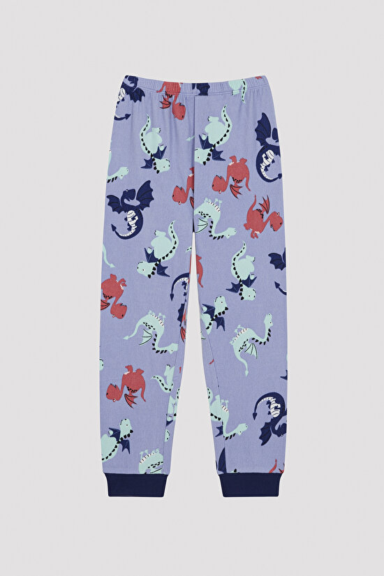 Erkek Çocuk Dragon Termal Pijama Takımı - 3