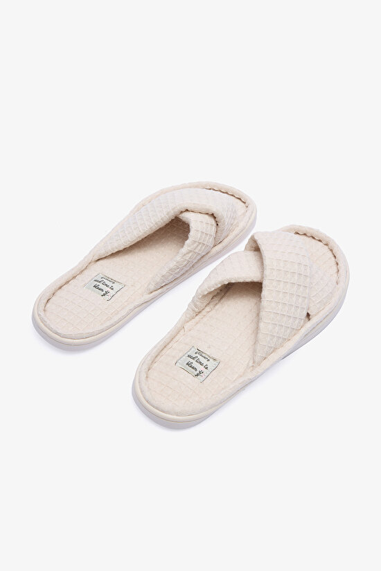 Iris Ecru Slipper - 4
