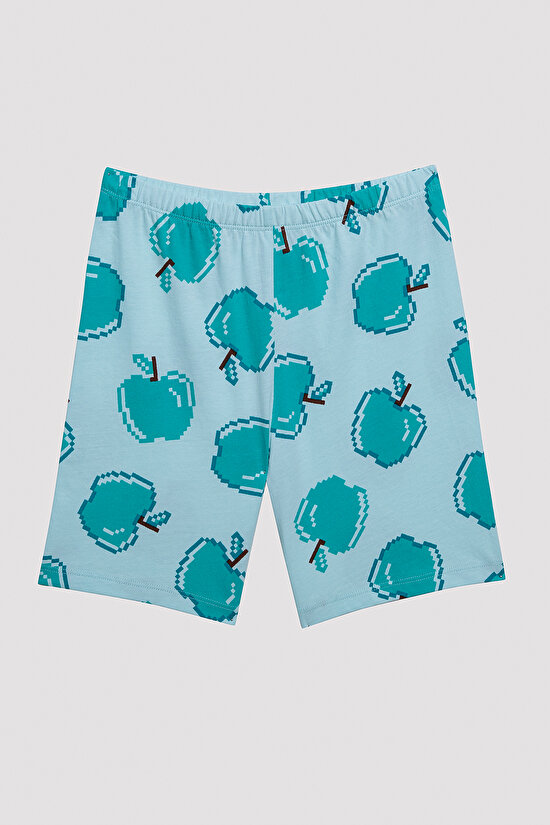 Erkek Çocuk Green Apple Çok Renkli Pamuklu 2li Pijama Takımı - 7