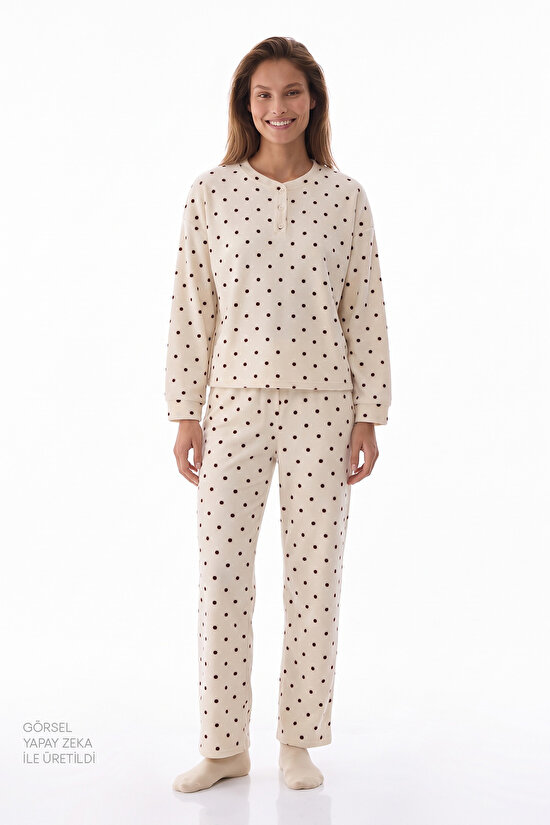Emilia Polar Pantolon Pijama Takımı - 1