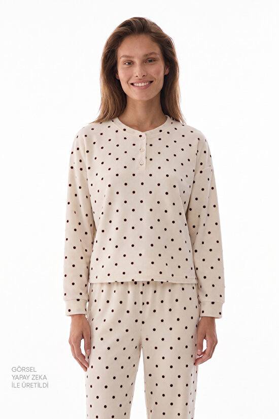 Emilia Polar Pantolon Pijama Takımı - 2