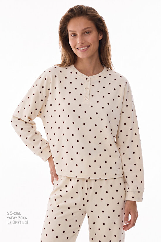 Emilia Polar Pantolon Pijama Takımı - 3