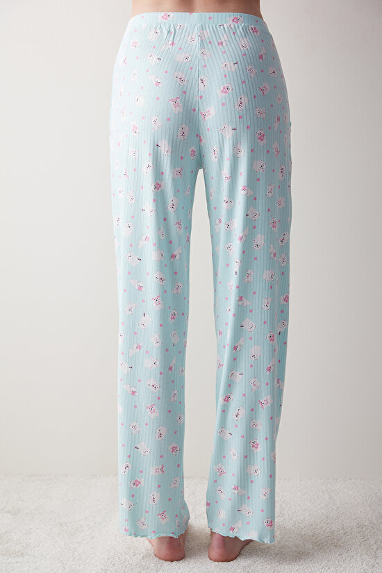 Cuteness Mint Yeşili Pantolon Pijama Altı - 4