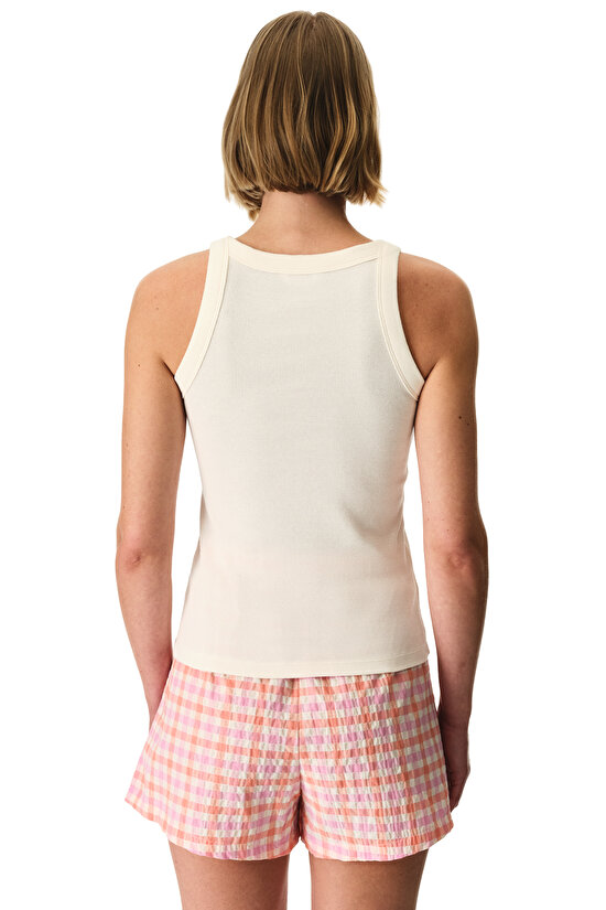 Pembe Mira Pamuklu Şortlu Pijama Takımı - 4