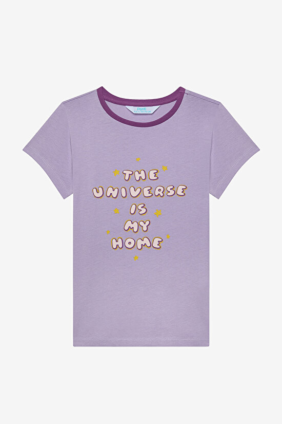 Kız Çocuk Universe Pamuklu 2li Çok Renkli Pijama Takımı - 6