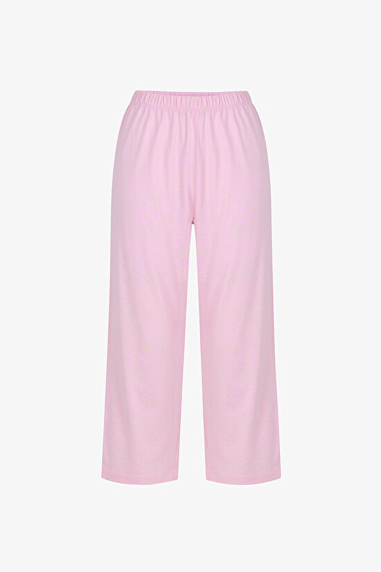 Pink Roses Capri Pajama Set - 3