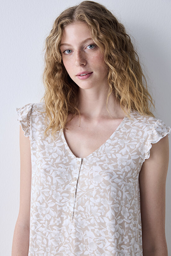 Mama Floral Night Dress - 3