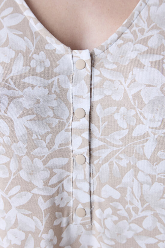 Mama Floral Night Dress - 4