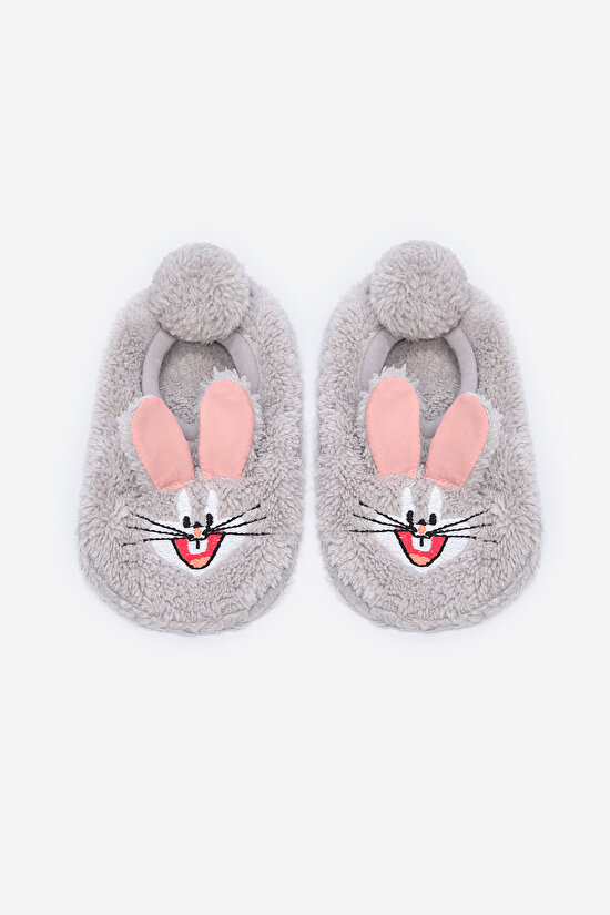 Unisex Çocuk Bugs Bunny Gri Çetik - 1