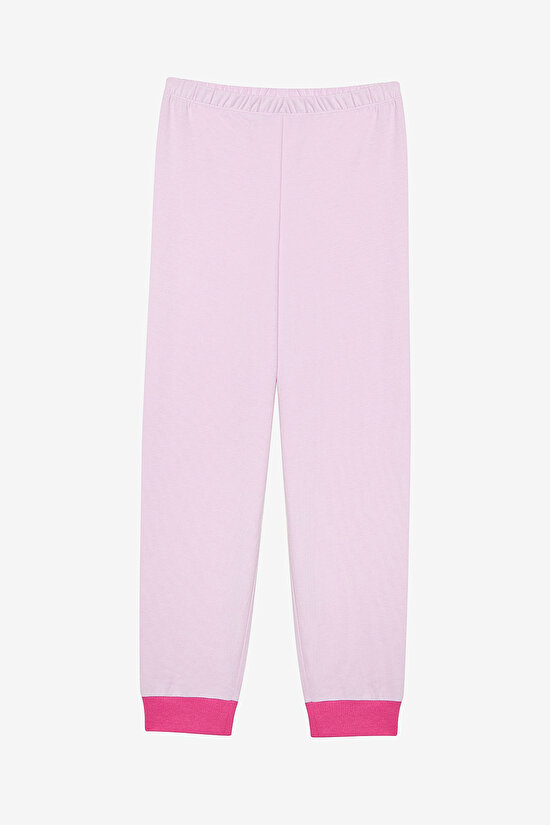 Kız Çocuk Blast Off Pamuklu 2li Çok Renkli Pijama Takımı - 4