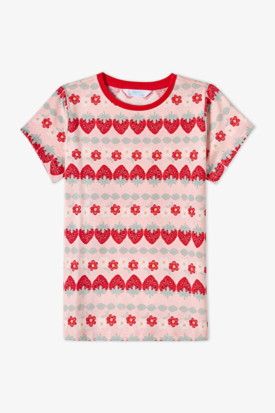 Red Girls Berrylicious 2in1 Pajama Set - 9