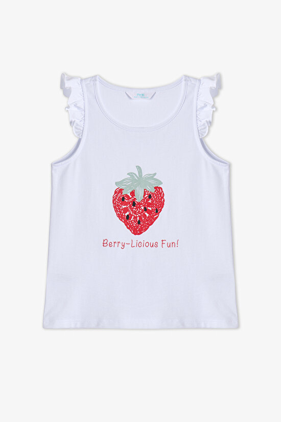 Red Girls Berrylicious 2in1 Pajama Set - 12