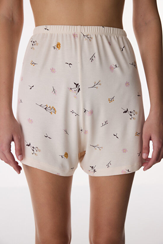 MARGOT PRINTED SORT, L, BG6 BEJ