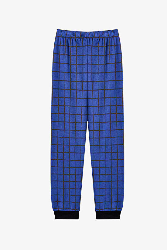 Erkek Çocuk Saks Pen Pals Uzun Kollu Pijama Takımı - 3