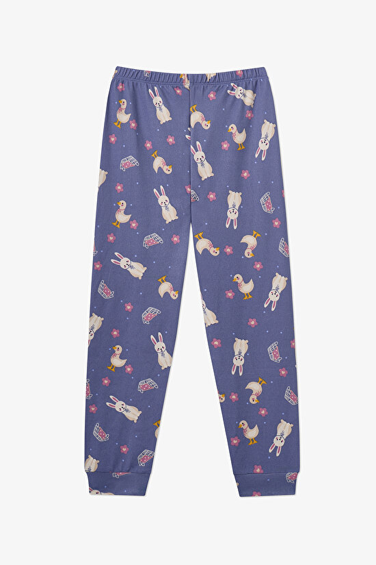 Kız Çocuk Rabbit Pijama Takımı - 3