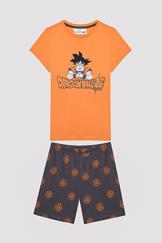 Erkek Çocuk Dragonball Çok Renkli Pijama Takımı - 1