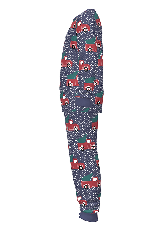 Boys The Truck Blue  PJ Set - 3