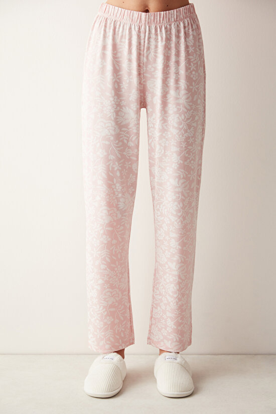 Joise Pink Printed Pant PJ Bottom - 1