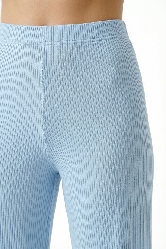 Mavi Ella Solid Pantolon Pijama Takımı - 4