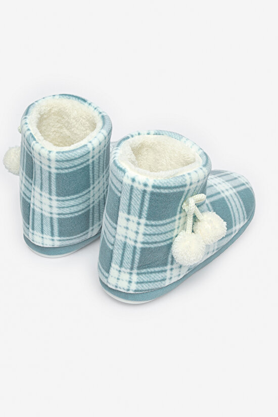 Checked Açık Yeşil Ev Botu - 4