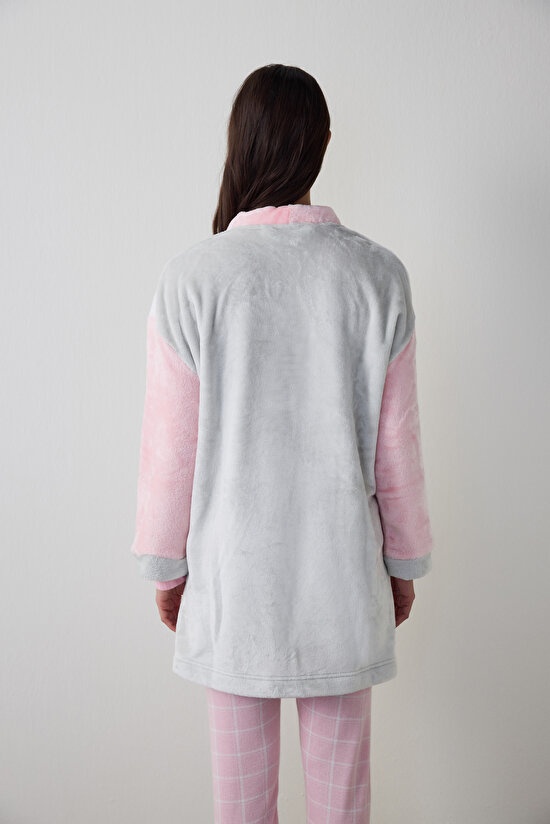 Uzun Kollu Kuşaklı Sabahlık - 3