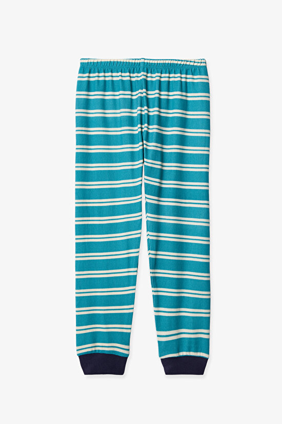 Off-White Boys Magic Striped Pajama Set - 3