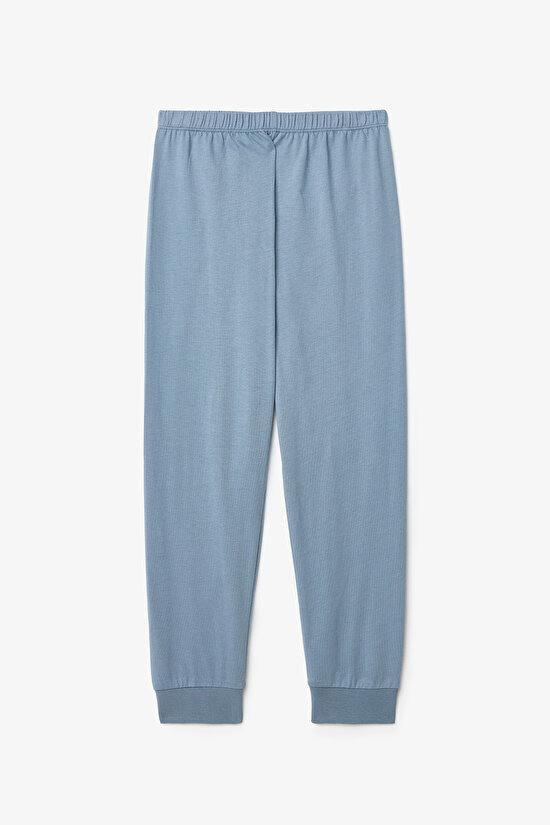 Erkek Çocuk Farm Friends İnek Desenli Pamuklu Uzun Kollu 2'li Pijama Takımı - 9