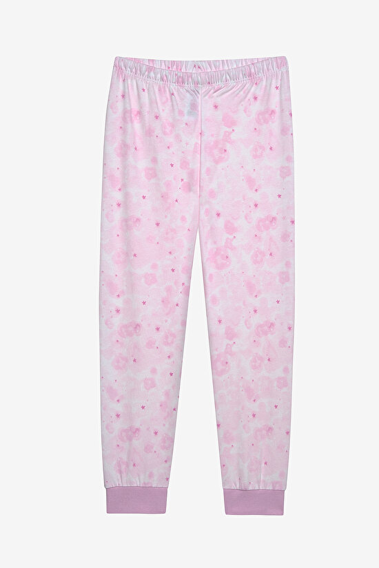 Pamuklu Kız Çocuk Tie Dye 2li Çok Renkli Pijama Takımı - 4