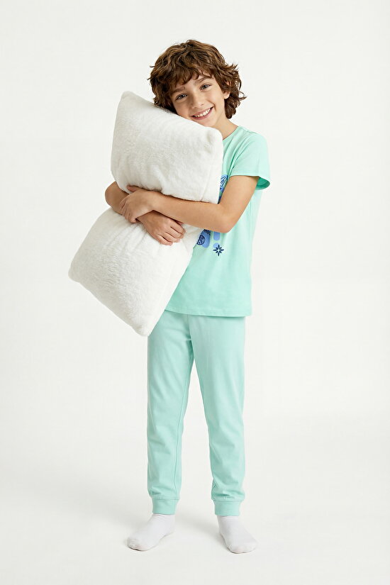 Navy Boys Cosmic Nap 2in1 Pajama Set - 6