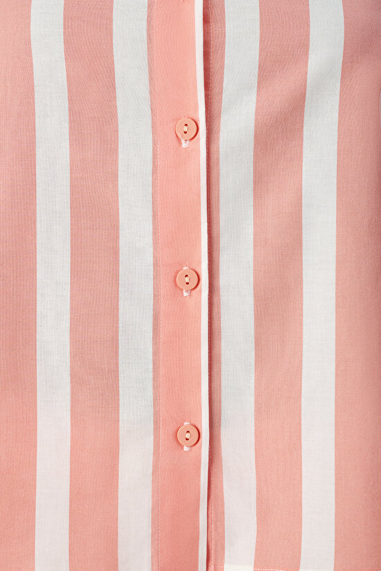 Pink Cozy Club Striped Tank Pajama Top - 3