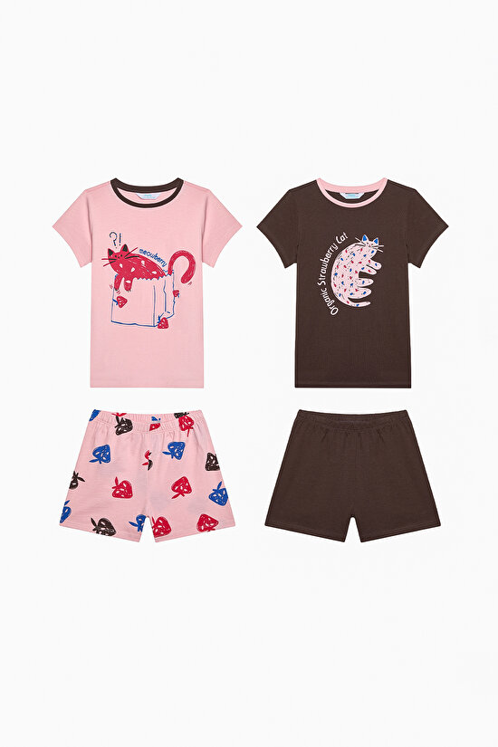 Girls Meowberry 2in1 PJ Set - 1