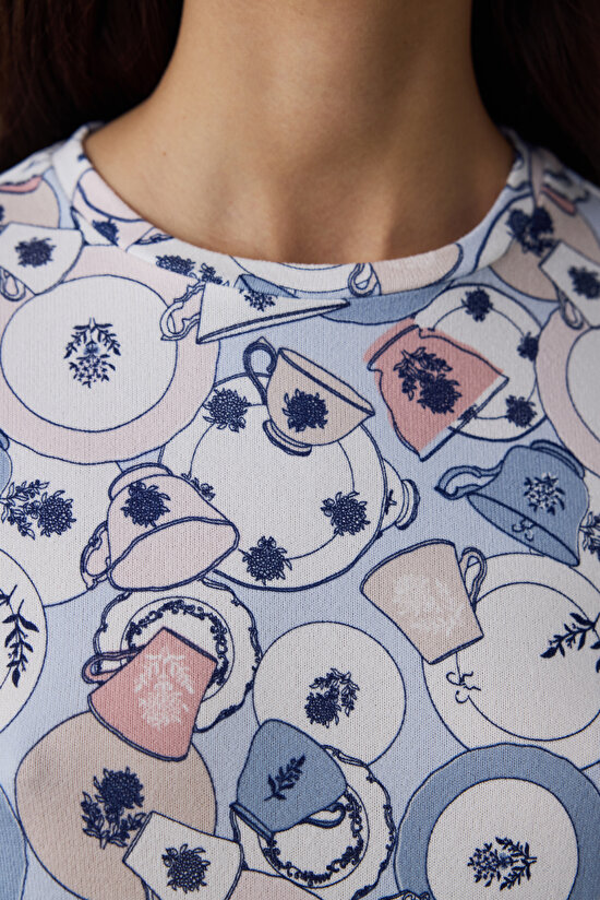 Multi Color Breakfast Pant PJ Set - 4