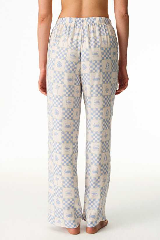 Mavi Sun Kissed Pantolon Pijama Altı - 3