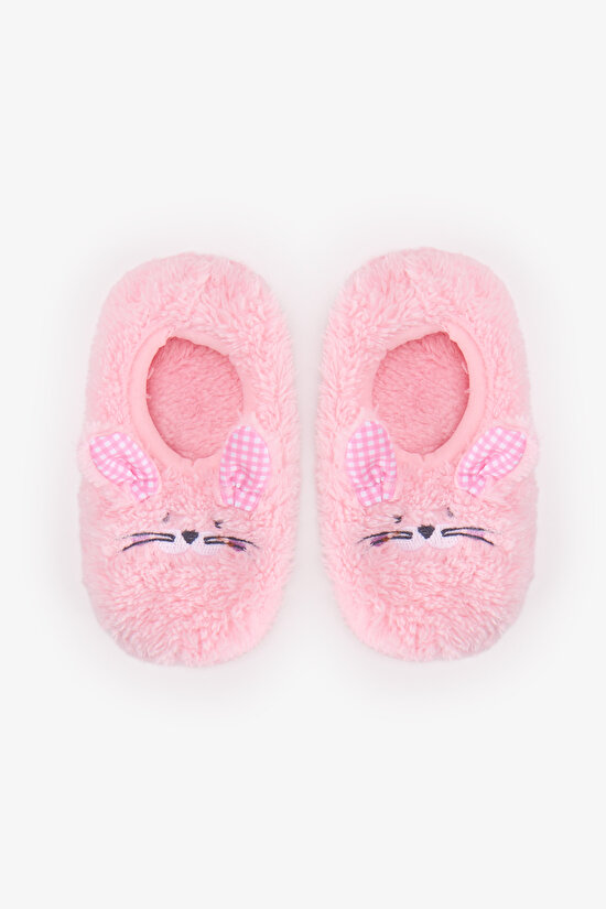 Kız Çocuk Pembe Check Bunny Çetik - 1