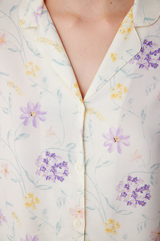 Spring Dream Beyaz Pijama Takımı - 5